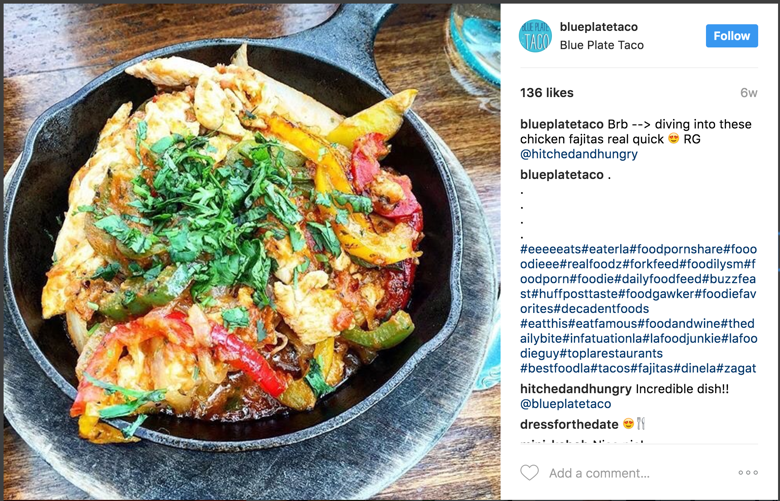 instagram marketing for restaurants